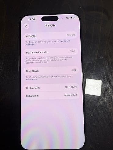 iphon 11 pro: IPhone 15 Pro, Gümüşü, Face ID — 5