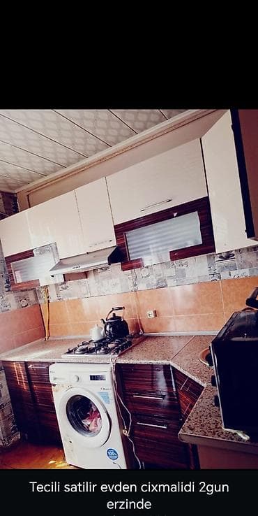 мебель для кухни бу: Mətbəx mebeli satılır. Dəst künc formada yığılıb və kiçik-orta ölçülü — 1