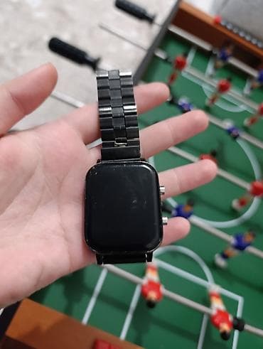 Smart qolbaqlar: Qol saatı, rəng - Qara — 1