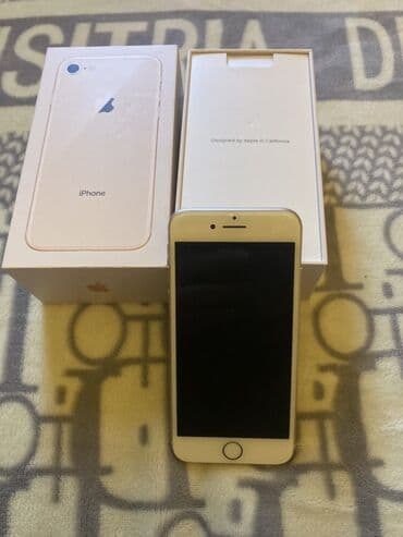 iphone 8 qiymət: IPhone 8, Qızılı, Barmaq izi — 5