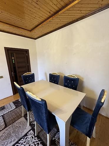 İşlənmiş, Açılmayan, Dördbucaq masa, 6 stul