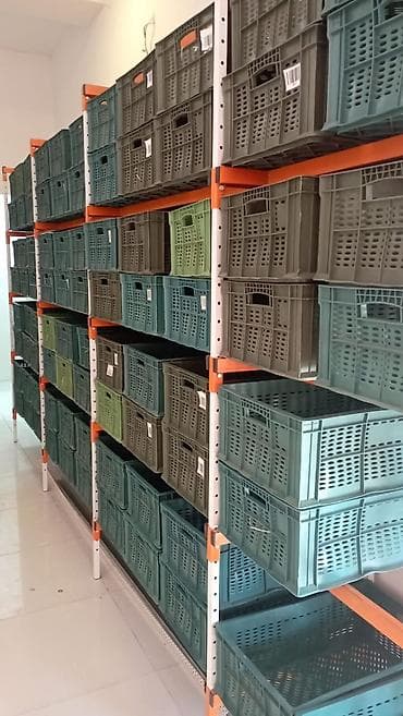 stellaj: Anbar və ofislər üçün metal rəf sistemləri - Material: qalın metal — 10