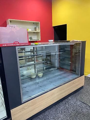 Restoran ücün kabab vitrini Firma STATİK Uzunu 2m hun 135.eni 90