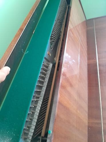 Klavişli alətlər: Upright pianino - Korpus: parlaq laklı tünd qəhvəyi ağac örtük — 2