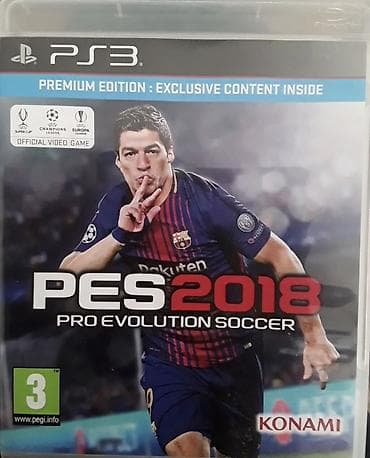 PS3 oyunu: PES 2018 – Pro Evolution Soccer (Premium Edition) Tam
