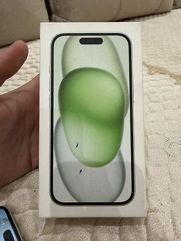 iphone s7: IPhone 15, 128 GB, Yaşıl, Face ID — 8