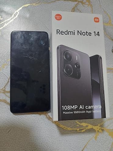 xiaomi 10 t: Redmi Note 14, 256 GB, rəng - Qara, Sənədlərlə — 4