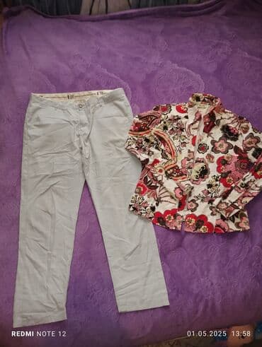 kişilər üçün boz rəngli şalvarlar: Şalvar, Adamo, L, rəng - Boz — 2