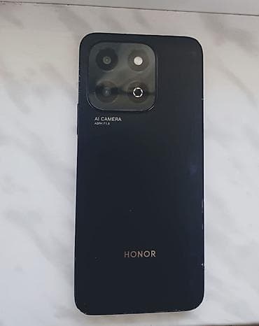 bm10 mini telefon: Honor X6b, 256 GB, rəng - Qara, Face ID — 2