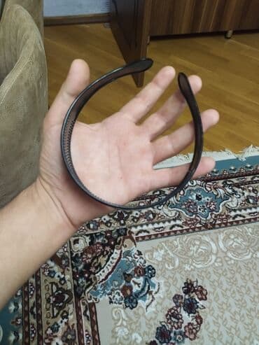 kəpənək darağ: Qara saç çərçivəsi (tac) - Material: dayanıqlı plastik - Rəng: parlaq — 2