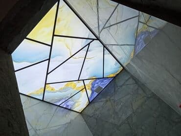 подвесной потолок в ванной: Asma tavan, Suyadavamlı, Ödənişli quraşdırma — 21