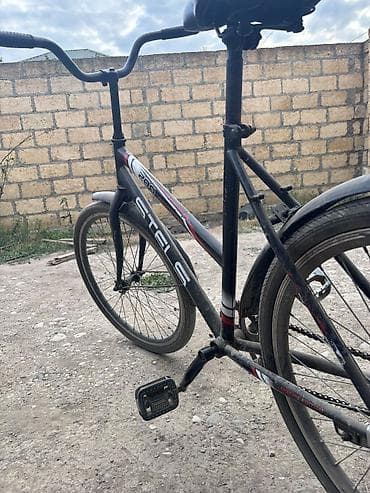 berkut velosiped: Stels şəhər velosipedi – Rəng: qara, qırmızı-ağ dekor xəttləri – — 2