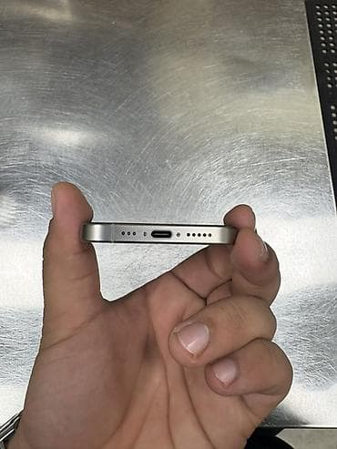 IPhone 15 Pro, 128 GB, White Titanium, Zəmanət, Simsiz şarj, Face ID — 4