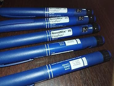 şamlar: Məhsul: NovoMix 30 FlexPen insulin qələm inyeksiya sistemi - Tərkib — 1