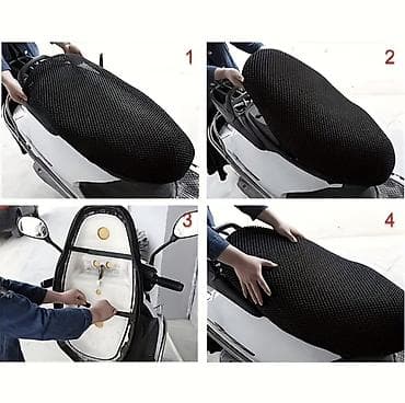 ucuz parca: Moped/Skuterlər üçün nəfəsalan oturacaq üzlüyü – 3D mesh - Material — 4