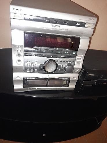 ses yazan aparat: Sony mini hi-fi musiqi mərkəzi – model MHC-V515 Xüsusiyyətlər: - 3 — 2