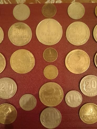 sikkə: Məhsul: SSRİ dövrünə aid 2 kopeyka sikkələri kolleksiyası Təsvir: - — 3