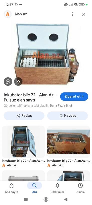 İnkubator “Blic 72”alıram kimdə varsa əlaqə saxlasın. yaxşı vəziyyətdə