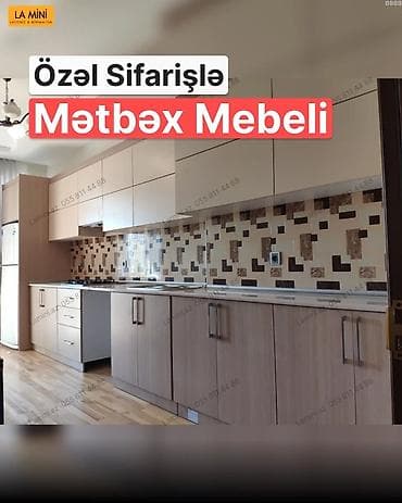 Özəl sifarişlə mətbəx mebeli hazırlanması - Dizayn: lakonik və — 1