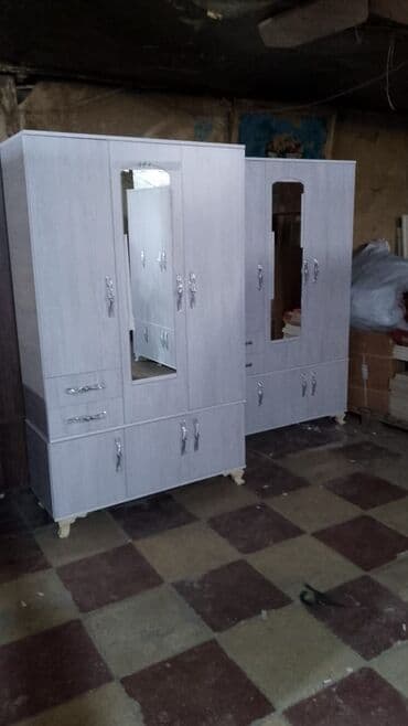 Dolablar: Yeni, Açılan, 3 qapılı Düz dolab, Qarderob, paltar dolabı, Azərbaycan — 5