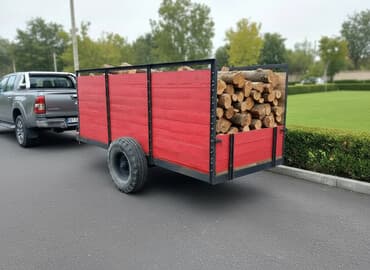 Tək oxlu təsərrüfat qoşqusu - Karkas: qalın profil dəmirdən, möhkəm