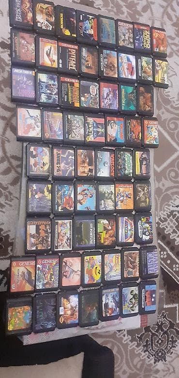 Mega Drive/SEGA Genesis oyun kartricləri kolleksiyası qiymetler