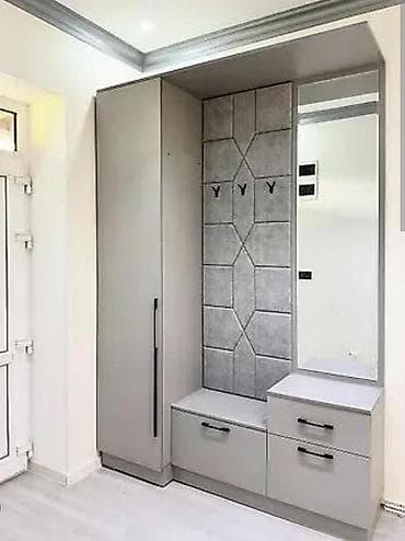kreditle dolablar: Yeni, 1 qapı, Güzgülü, Boz, Açılan, Düz dolab — 1