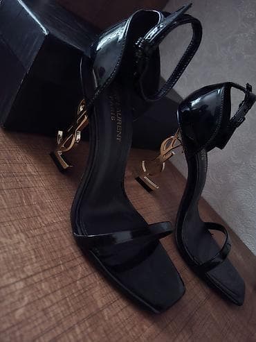 sendel: YSL, Ölçü: 36, rəng - Qara, Yeni — 2