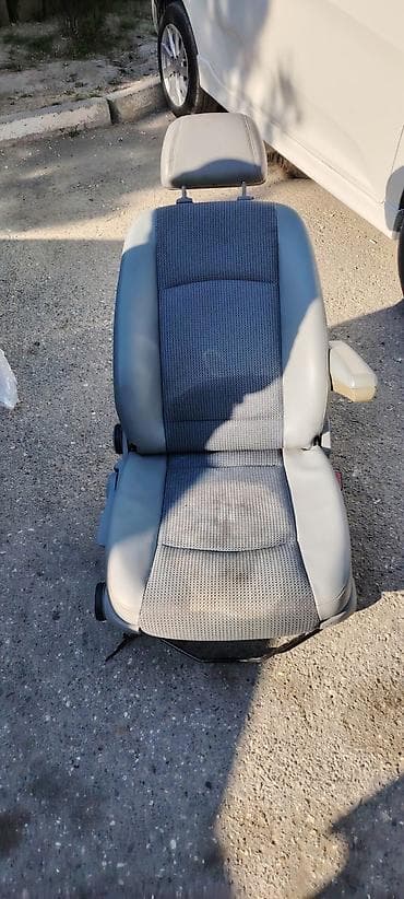 bmw e39 spoiler: Avtomobil ön oturacağı - Material: boz dəri və nəfəsalan parça — 2