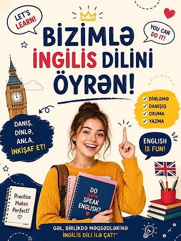 Xarici dil kursu, İngilis dili, Uşaqlar üçün, IELTS/TOEFL lalafo.az -da Xarici dil kursu, İngilis dili, Uşaqlar üçün, IELTS/TOEFL