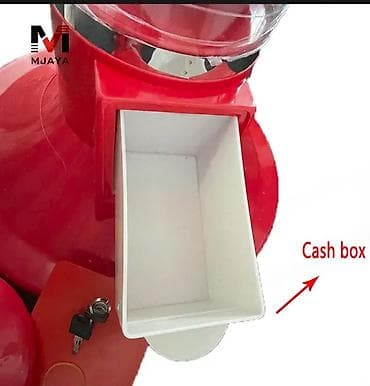 Kapsul oyuncaq avtomatı – 50 qəpik ilə işləyən - Şəffaf kürəvi