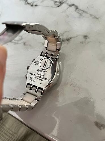 Qol saatı, Swatch, rəng - Gümüşü — 2