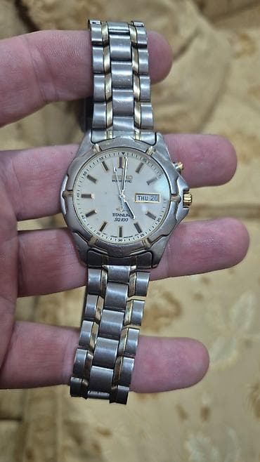 Личные вещи: Seiko Kinetic kişi qol saatı - Model: Seiko Kinetic, kalibr 5M43-0C00 — 1