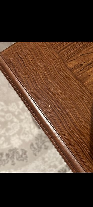 Qonaq otağı üçün, İşlənmiş, Açılan, Dördbucaq masa, 4 stul — 10