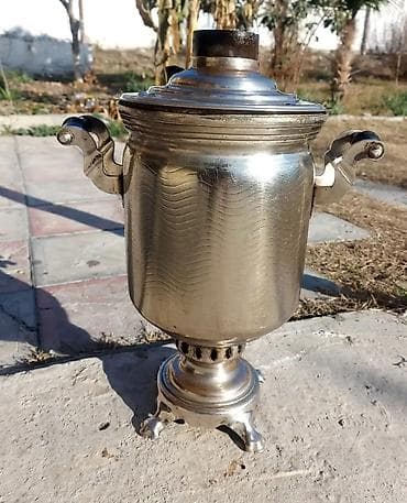 gitara simi: Antik samovar – klassik rus üslubunda, metal gövdəli. Xüsusiyyətlər — 1