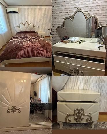 İkinəfərlik çarpayı, Termo, Dolab, 2 tumba, İşlənmiş