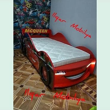 Детская мебель: Новый, На заказ, Кровать-машина, Без матраса, Без выдвижных ящиков — 2