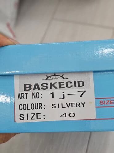 женские серебристые туфли: BASKECID qadın ayaqqabısı – gümüşü rəngdə, iti burunlu, hündur dabanlı — 4