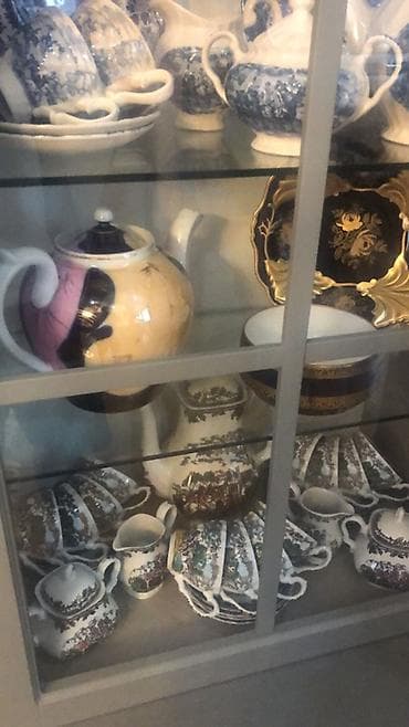 mirvari reng: Çay dəsti, Farfor — 2