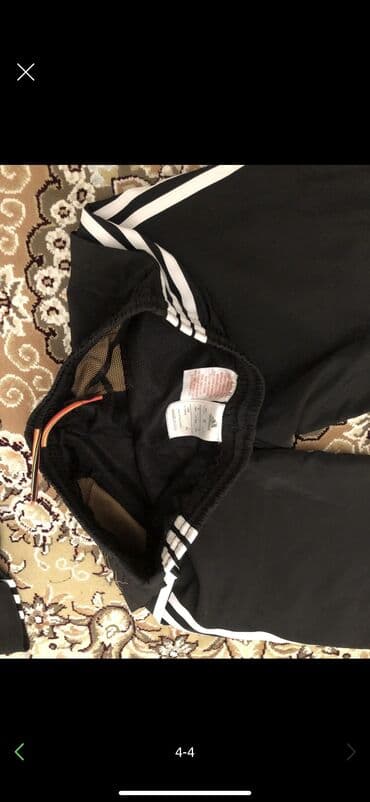 детский спортивный костюм из плащевки: Комплект, Для мальчиков, 10 - 12 лет, Adidas — 4