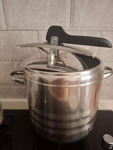 Qazan, rəng - Gümüşü, Paslanmayan polad, 3 l — 1