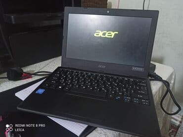 islenmis qaz sobasi: Acer TravelMate B seriyalı noutbuk - Ekran: təxminən 11.6" HD - — 2