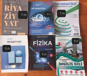 Digər kitablar və jurnallar: Kitabların qiyməti üzərində qeyd olunub,səliqəli şəkildə istifadə