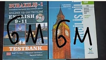 İngilis dili Üçün test bankları mətn kitabı lüğət .Güvən test bankı