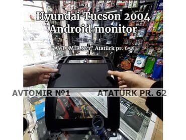 avto manitor: Hyundai tucson 2004 android monitor 🚙🚒 ünvana və bölgələrə ödənişli — 1