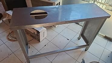 metal stol: Nerj masa 80 Azn. Olchu 140×80sm. Unvan Inqilab. Shirin x. 9999 — 1