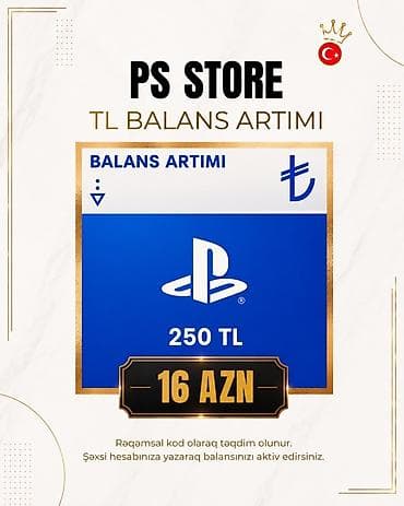 PS Store – TL balans artırma xidməti Türkiyə regionu üçün PlayStation — 1
