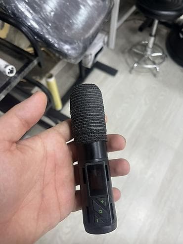 Simli, ekranlı, düyməli döymə maşını üçün simsiz batareya bloku və