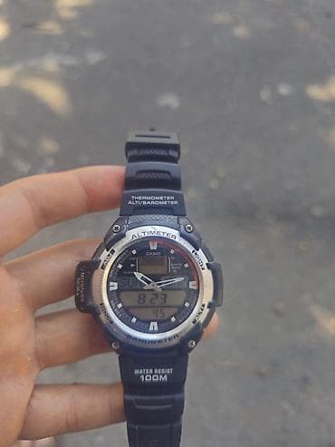 casio sumqayit: Casio SGW-400H “Twin Sensor” kişi saatı - Funksiyalar: altimetr — 2