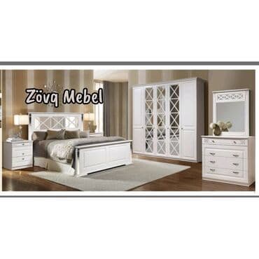 спальный гарнитур каракол: 2 təknəfərlik çarpayı, Dolab, Termo, 2 tumba, Belarusiya, Yeni — 3